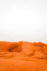 Deurstickers Oranje Sahara woestijn