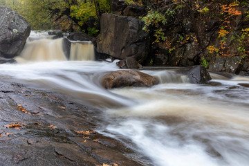 Miller Creek Waterfall In Autumn