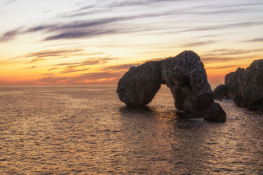 Castro de las gaviotas in LLanes, Spain