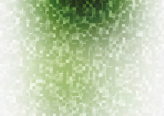 Light Green vector template with crystals, rectangles.