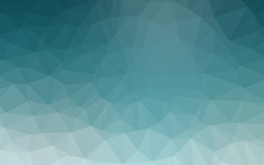 Light BLUE vector shining triangular pattern. An elegant bright illustration with gradient. Completely new template for your business design.