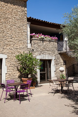 Garden from Musée de La Lavandee,Lavendelmuseum, Musée de la Lavande, Coustellet, Provence, Frankreich, Europe