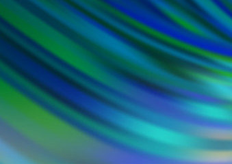 Light BLUE vector pattern with lava shapes. A sample with blurred bubble shapes. A completely new marble design for your business.