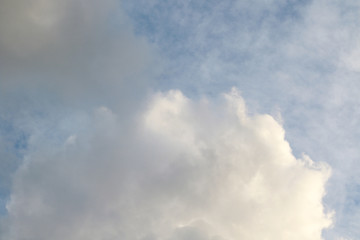 Fototapeta na wymiar dramatic cumulus clouds background