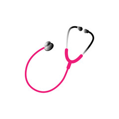 Fototapeta premium stethoscope icon trendy flat design