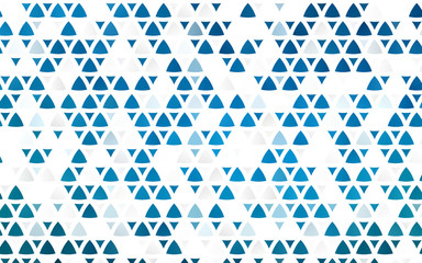 Light BLUE vector seamless background with triangles. Abstract gradient illustration with triangles. Design for textile, fabric, wallpapers.