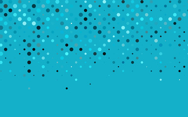 Fototapeta na wymiar Light BLUE vector pattern with spheres. Modern abstract illustration with colorful water drops. Pattern for ads, booklets.