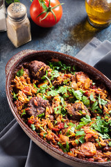 Giouvetsi - Greek beef and orzo stew