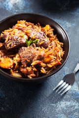 Giouvetsi - Greek beef and orzo stew