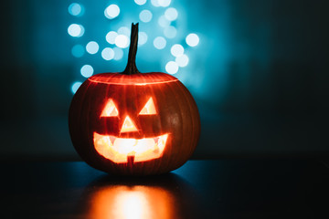 Jack O' Lantern Halloween dark background