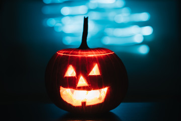 Jack O' Lantern Halloween dark background