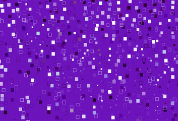 Light Purple vector backdrop with lines, rectangles.