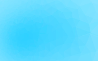 Light BLUE vector triangle mosaic cover. Brand new colorful illustration in with gradient. Template for your brand book.