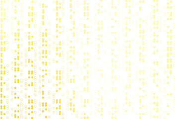 Light Yellow, Orange vector layout with circle shapes.