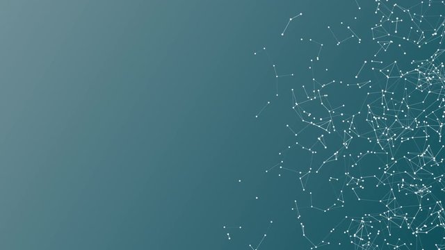 Motion loop intro copy space for digital innovation technology future fintech business abstract concept in international world global communication network blockchain decentralize linkage transaction