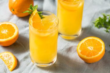 Fototapeta na wymiar Homemade Orange Crush Cocktail