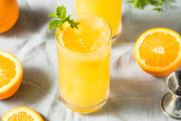 Fototapeta na wymiar Homemade Orange Crush Cocktail