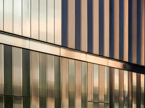 Architectural Detail of Building Facade.