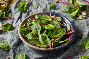 Raw Green Organic Baby Beet Greens