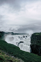 panoramic view of waterfall
