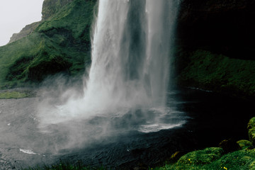 waterfall in rock