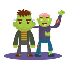 little kids with costumes characters