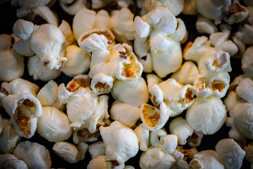 background of popcorn
