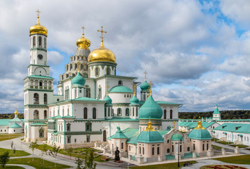 Fototapeta na wymiar Resurrection new Jerusalem monastery in Istra, Moscow region. Russia.