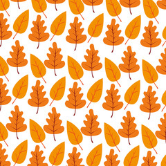 Obraz premium Autumn leaves background vector design icon