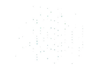 Light Blue, Green vector template with square style.