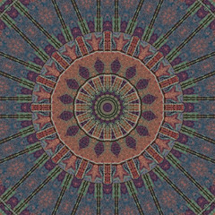 abstract polygonal mandala style graphic