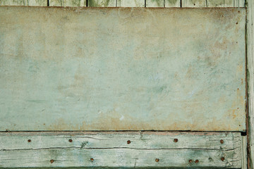 Fototapeta premium Stara tablica ogłoszeń na nieczysty powierzchni drewnianych, z miejscem na miejsce na kopię