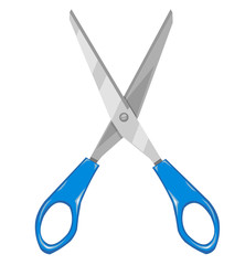 Scissors. Vector image with a transparent background.