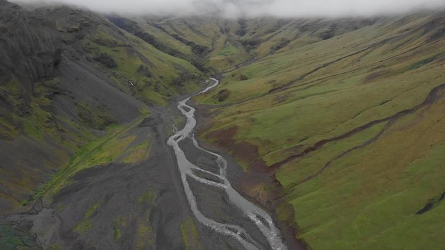 river in the mountains
