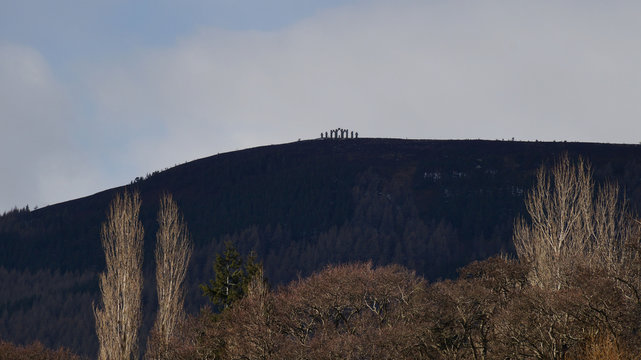 Fyrish Monument near Alness in the Scottish Highlights, United Kingdom.