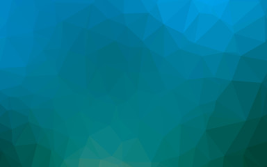 Obraz premium Jasnoniebieski, zielony wektor low poly tekstury. Geometryczna ilustracja w stylu origami z gradientem. Teksturowany wzór na tle.