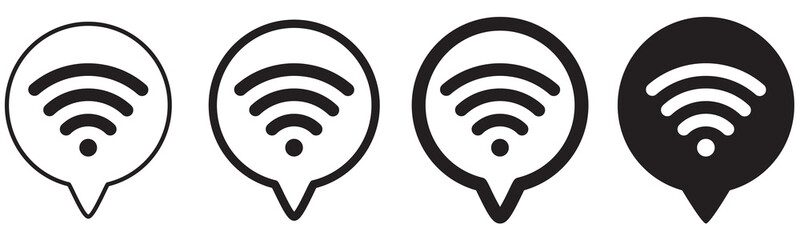 BULLE AVEC ICÔNE WI-FI