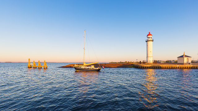 The lighthouse of Hellevoetsluis