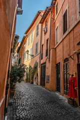 Fototapeta na wymiar Buildings and streets of Rome