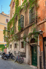 Buildings and streets of Rome