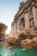 Obraz na płótnie Canvas Trevi Fountain (Fontana di Trevi). Rome, Italy.
