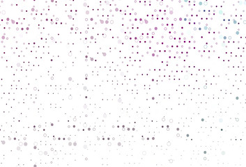Light Purple vector cover with spots.