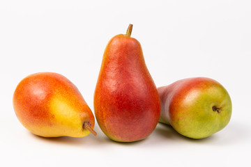 Pears on white background isolated 