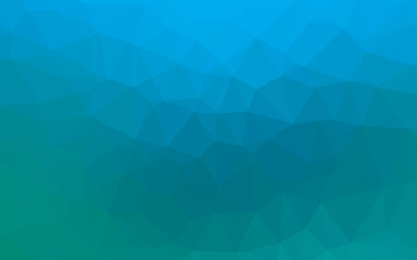 Obraz premium Light BLUE vector blurry triangle template. Shining colored illustration in a Brand new style. Completely new template for your business design.