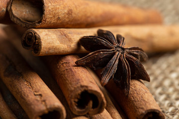 cinnamon and star anise