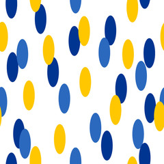 Childish wallpaper seamless pattern background. Abstract  swatch for design kids badroom wall, nappy, birthday card, textile etc.