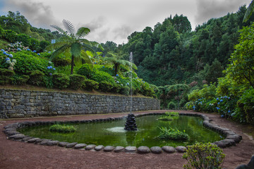 Parque Natural da Ribeira dos Caldeiroes, Sao Miguel, Azores, Portugal