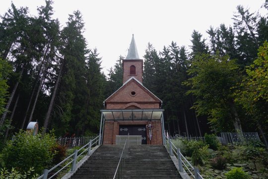 Chapel of St. Anne. Church in Jelitov - Staškov (near Čadca), Kysuce region, Slovakia. Place of pilgrimage.