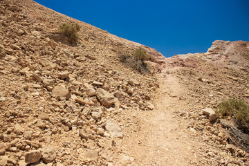 desert rocky hills dry geology wasteland environment 