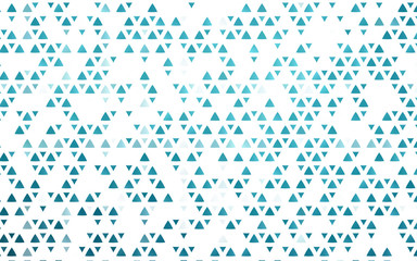 Light BLUE vector template with crystals, triangles. Modern abstract illustration with colorful triangles. Pattern for busines ad, booklets, leaflets
